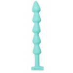 Мятные анальные бусы X-Large - 43 см.