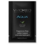 Легкий лубрикант на водной основе с алое Wicked Aqua - 3 мл.